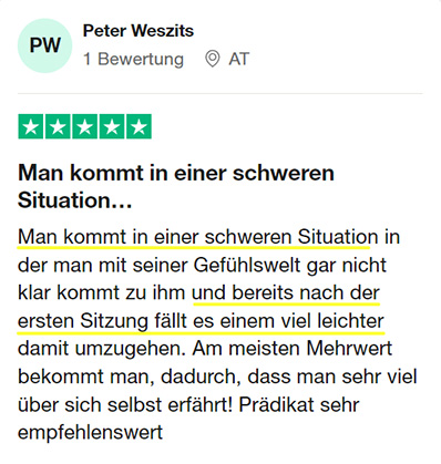Peter Weszitz Testimonial kein Datum_unterstrichen Peter Weszitz Testimonial kein Datum_unterstrichen
